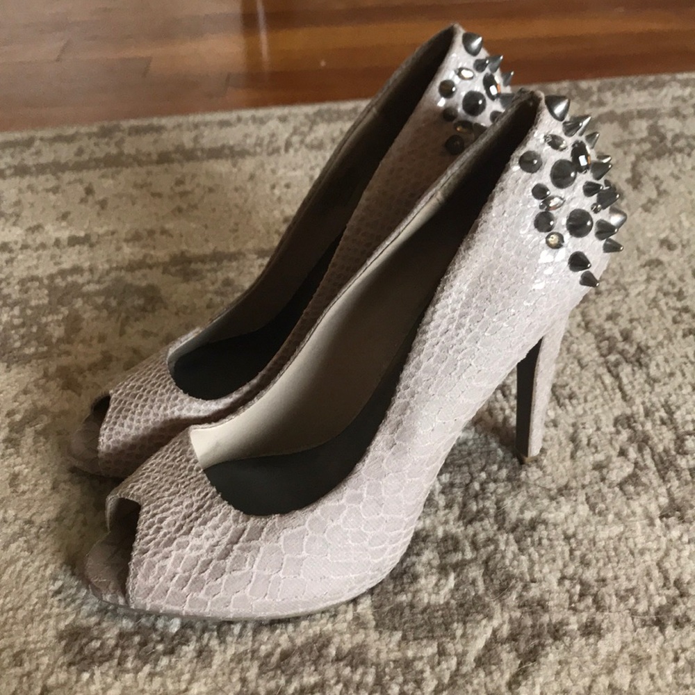 Studded heels